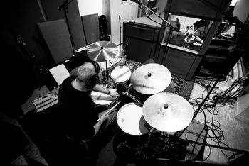 Tracking @ Stratosphere Sound, August 2012, overhead Photo: Michael Shane
