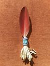 Beaded Macaw Feather  *SOLD*