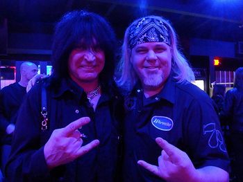 Geoff with Michael Angelo Batio
