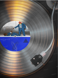 Feathers: II: Clear Vinyl - Hand Cut Lathe Vinyl
