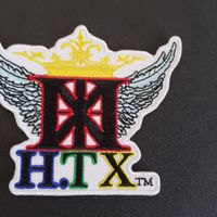 HTX - HOUSTON  TEXAS UNKNOWN ISIGNIA - IRON ON PATCH