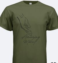 Amazing Mercy Military Green Tshirt