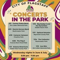 2024 -  Summer Concerts in the Park - Bushmaster Park, Flagstaff