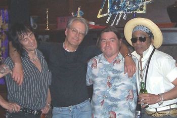 Gass Wild, Walter Lure, Chicago Vin Earnshaw and Buddy Bowser at the Jerry Nolan Last Recordings ses
