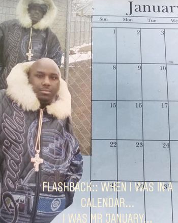 Flashback: Me in a calendar..LOL
