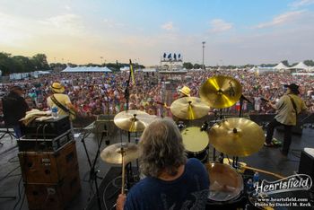 Heartsfield at RibFest in Naperville 7-7-13    4 What a crowd!!
