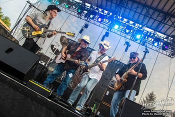 Heartsfield at RibFest in Naperville 7-7-13 The guys are jammin'
