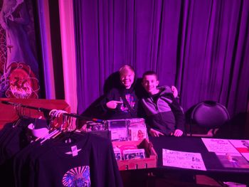 JP and Anthony - merch table Spanish Ballroom 2019
