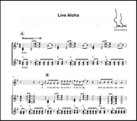 Live Aloha - Sheet Music