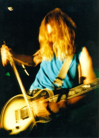 Chris on stage circa 1989
