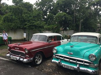 The Old Cars Havana Cuba
