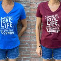 T-shirt Light Royal Blue or Wine - female fit