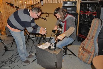 Eric & Walt Wilkins. (Recording Back Porch.)
