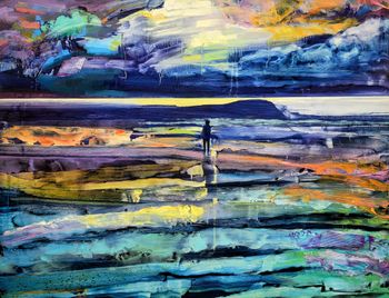 Scorched by the Blistering Sun II 42" X 54" Oil on birch panel $4500
