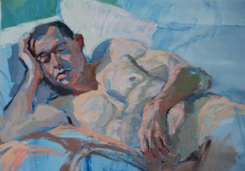 Sleeping Man 1 (Detail)
