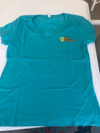 NEW Women's Tahiti Blue V-Neck
