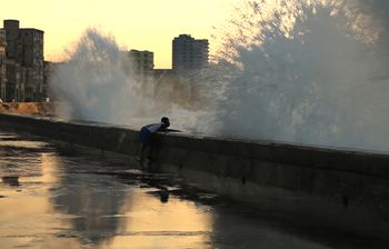 ...and we end the video with a hopeful glissando on the Malecon in Havana
