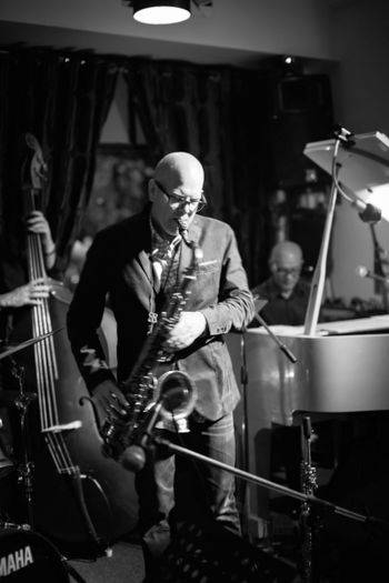 Bernies Jazz & Piano Cafe Cairns with Tommy See Poy & Bernard Lee Long photo by Ken Butler
