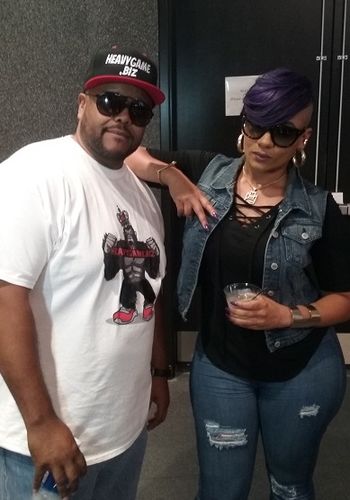 Kris Kelli & Our Founder flick up with The Queen of Dutty Pop - Block Ent's / MMG's Kris Kelli
