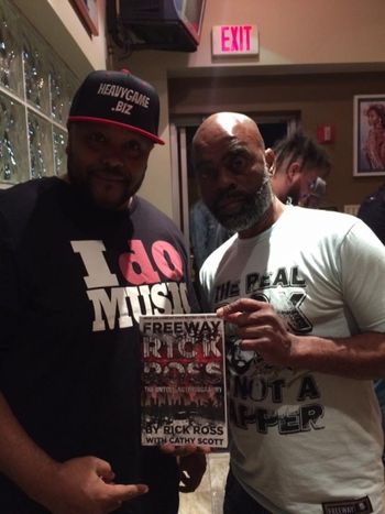 Our Founder & Freeway Rick Ross Our Founder flick up with Freeway Rick Ross at Patchwerk "Native Instruments" VIP invite only event.

