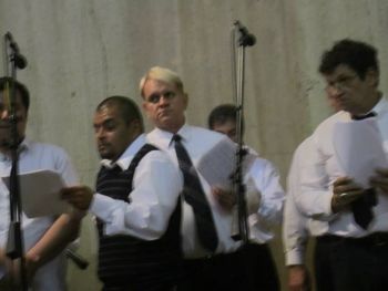 Singing at church
