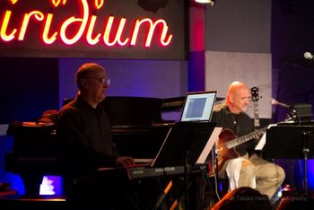 Don at the Iridium in New York City with Nina Hennessey and her band Photo by Takako Suzuki Harkness
