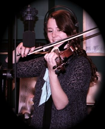 Also, Tori Rose in the studio. Not only was she recording and mixing, but she was playing, and singing, on many of my  songs. Her voice and violin brought a new dimension.
