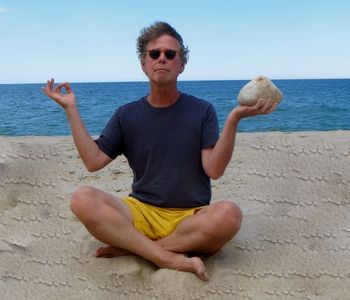 Beach yoga Peace on Earth
