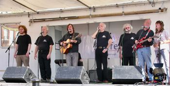 Scarborough Seafest  l to r  Sean Cooney, John Rennie, RG,  John Lawson, Steve Dawes,Bob Fortune, Anna Shannon
