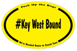 #Key West Bound Sticker