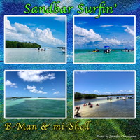Sandbar Surfin' by B-Man & mi-Shell