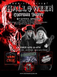 7th Annual Halloween Party at The Immortal Bar featuring: Michael Morrow & The Culprits, Van Crulen and The Four Horsemen