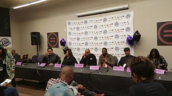 R&B Legends Roundtable. Larry Dunn, Cheryl Cooley, Lenny Williams, Derek Allen, Reggie Calloway, Karyn White & Jay King. Friday 11/18/16
