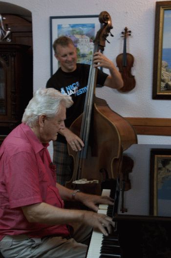 with Branko Pejakovic Serbian jazz bassist/composer/arranger
