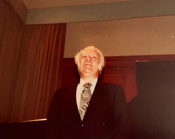 George Armstrong, a concert pianist and one of my influential teachers. This picture was taken at my recital in NYC.
