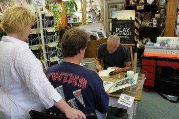 Book Signing  Crookston Floral - Crookston, MN 6-21-14
