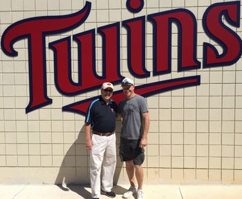 Jim Rantz (Former Director of minor league operations) & Chuck Schumacher Spring Training 2016
