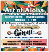 Haleiwa Arts Festival Gala Fundraiser - Art of Aloha  (5 - 9pm)