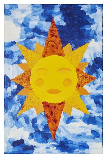 Sunday Morning Sun, 24" x 36", oil on canvas, $350
