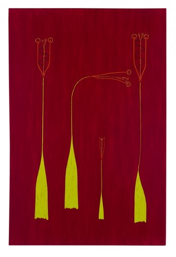 Beatle Flowers, 24" x 36", oil on canvas, 2010, $500
