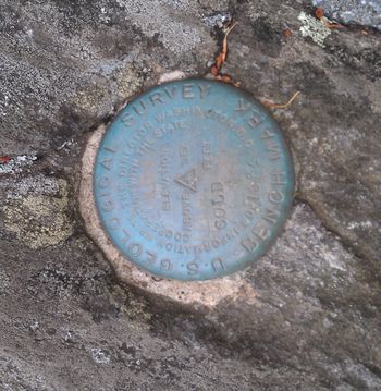 Cold Mountain Survey Marker
