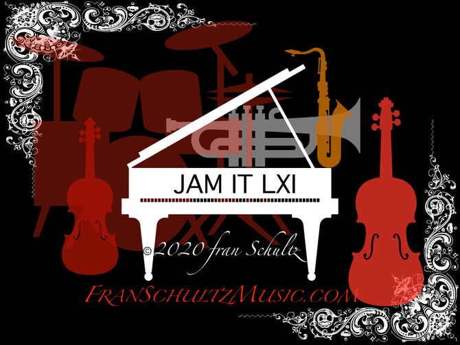 JAM IT LXI Genre: Rock / Soundtrack Mood: Exuberant Original impromptu improv: Tech Bass, Full Brass, Dream Voice, String Ensemble, Evolving Currents, Deep Sub Bass, Droplets, Galactic Layers.  Percussion by Anders, influenced by heavy, riffing rock bands, plays grinding beats on a massive-sounding kit. 140 BPM  