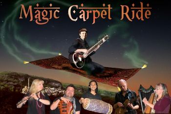 Roman Astra flying high Promo poster for 'Magic Carpet Ride' tour
