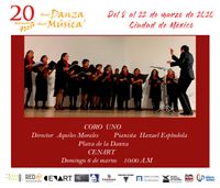 Coro UNO en el 20 aniversario del Festival Nueva Danza y Nueva Música