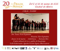 Coral INAMIC en el 20 aniversario del Festival Nueva Danza y Nueva Música