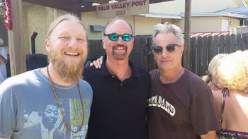 Great friends, great musicians. Derek Trucks, Jimmy Graves, Derek Hess
