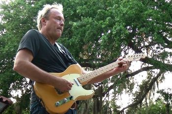 Phil with 68' Telecaster Concert on the Square 2014
