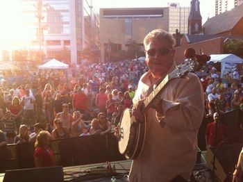 Banjo'in with GalFriday on the Food Lion Speed Street Stage in Charlotte, NC
