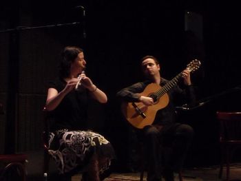 Agnew McAllister Duo in stage in Costa Rica
