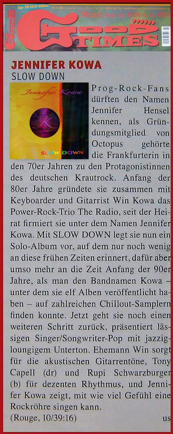 Review Good Times Magazin
